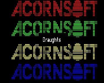 Draughts (19xx)(Acornsoft) screen shot title